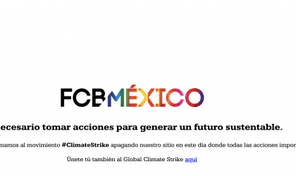 FCB MÉXICO TOMA ACCIONES A FAVOR DE UN FUTURO SUSTENTABLE Y SE SUMA AL MOVIMIENTO GLOBAL #ClimateStrike 